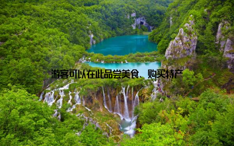 游客可以在此品尝美食、购买特产