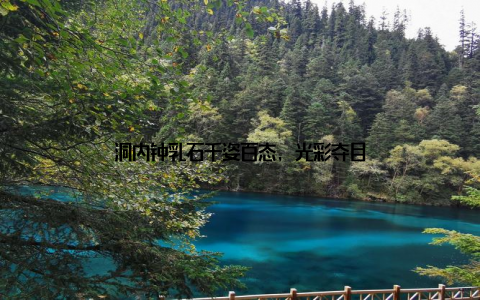 洞内钟乳石千姿百态, 光彩夺目