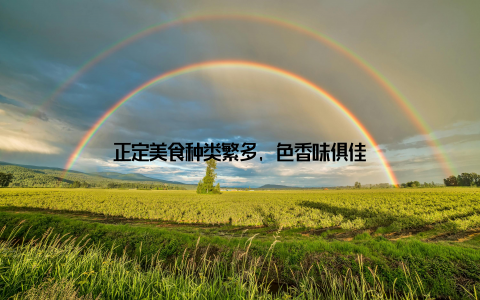 正定美食种类繁多, 色香味俱佳